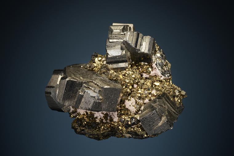 BOURNONITE on PYRITE